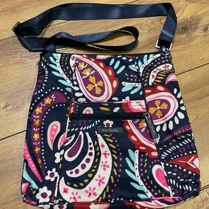 NEW Vera Bradley Lighten Up Hipster Painted Paisley Crossbody Shoulder Bag